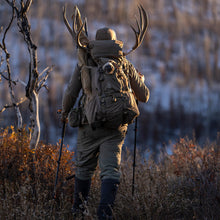 Load image into Gallery viewer, Eberlestock Brute 4500 Hunting Pack – Internal Frame Backpack with Cradle Hip Belt, Contour Shoulder Harness, 4500ci Capacity for 2–3 Day Hunts – Dry Earth
