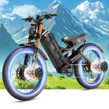 Load image into Gallery viewer, 2025 Upgraded Eahora Romeo Pro Ⅱ4000W Dual Motor Ebike for Adults 52V 70Ah 200 Miles 46MPH Long Range Electric Bike
