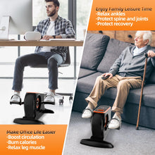 Load image into Gallery viewer, Under Desk Bike, Electric Pedal Exerciser for Seniors &amp; Rehab Training - Black
