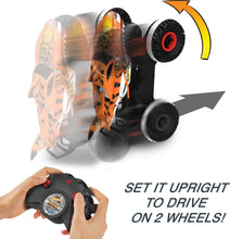 Load image into Gallery viewer, Hot Wheels RC Toy, Remote-Control Monster Trucks Unstoppable Tiger Shark in 1:15 Scale with Terrain Action Tires
