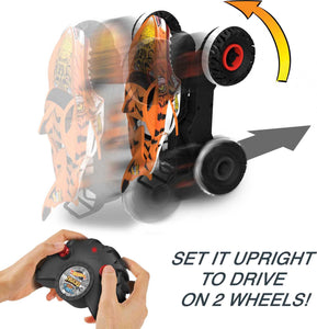 Hot Wheels RC Toy, Remote-Control Monster Trucks Unstoppable Tiger Shark in 1:15 Scale with Terrain Action Tires