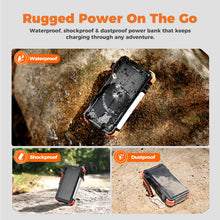 Load image into Gallery viewer, BLAVOR Solar Power Bank 20000mAh, Wireless Charger for Phones &amp; Apple Watch
