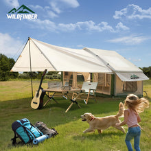 Load image into Gallery viewer, Inflatable Tent with Skylight &amp; Awning,Blow Up Tents for Camping,Hot Tent
