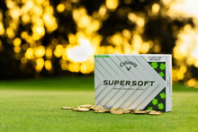 Load image into Gallery viewer, Callaway Golf Supersoft Golf Balls (Clover, One Dozen)
