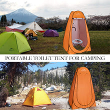 Load image into Gallery viewer, Your Choice Pop-Up Shower Tent, 47.2W"x74.8"H Changing Tent - Orange
