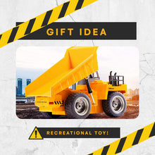 Load image into Gallery viewer, Top Race RC Remote Control Dump Truck Toy | 11&quot; x 5.7&quot; | Alloy Metal and Plastic 4WD with Heavy Rubber Tires - 2.4Ghz
