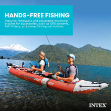 Load image into Gallery viewer, INTEX Excursion Pro K2 Inflatable Kayak 2-Person Set with Paddles &amp; Pump

