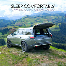 Load image into Gallery viewer, Life Finds Sleeping Platform Storage System Designed for Rivian R1S Vehicles, Folding Platform with Underneath Storage, Black, LF-R1SP
