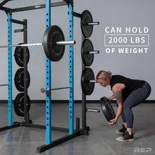 Load image into Gallery viewer, Rep Fitness PR-1100-Blu + Dip Attachment + Lat Pulldown + Weight Storage
