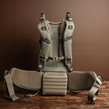 Load image into Gallery viewer, Eberlestock Modframe Hunting Pack Frame – Ultra-Durable, Lightweight Modular Backpack System – Adjustable Fit, Load Shelf, and Compression Straps – Compatible with EMOD Accessories – Military Green
