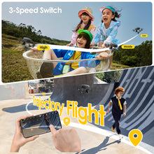 Load image into Gallery viewer, Mini Drone for Beginners Adults Small RC Drone HD FPV Quadcopter with Optical Flow Positioning, 3 Batteries, 3D Flip, One Key Start
