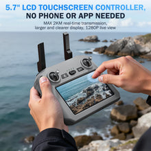 Load image into Gallery viewer, Drones with Camera for Adults 4K, 5.7" FPV Touchscreen, Auto Return, Follow
