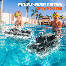 Load image into Gallery viewer, Amphibious RC Trucks,8WD Offroad Waterproof,1: 12 Large Remote Control Monster Truck for Boys Girls,50Mins Playing Time Battery
