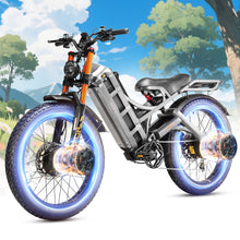 Load image into Gallery viewer, Romeo Pro Ⅱ4000W Dual Motor Ebike for Adults 52V 70Ah 200 Miles 46MPH Long Range Electric Bike 26 * 4.0&quot; Fat
