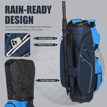 Load image into Gallery viewer, Beutyal 15 Way Golf Cart Bag with Organizer Top, Golf Club Cart Bag for Men
