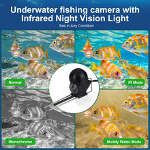 Load image into Gallery viewer, Underwater Fishing Camera 1080P HD 4.3" IPS 50ft Cable for Lake Ice Kayak

