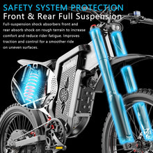 Load image into Gallery viewer, X2Pro Electric Motorcycle for Adults, Electric Dirt Bike Teens 6000W(Peak) Motor 60V/35Ah Battery,50MPH/7 (Blue)
