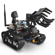 Load image into Gallery viewer, Smart Robot Car Kit with Robotic Arm HD Camera for Mega 2560, Utility Intelligent Tank Chassis Robotics Vehicle
