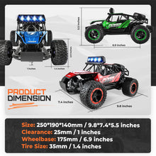 Load image into Gallery viewer, RC Cars-1:14 Scale Remote Control Car, 2WD High Speed 20 Km/h Electric Toy Off Road RC Car Vehicle Truck Crawler with LED Headlight
