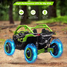 Load image into Gallery viewer, 2 Seater Ride on UTV Car, Licensed Can-Am Electric Off-Road Car, 4WD Kids Truck w/Remote Control, 2 * 24V 7AH Batteries

