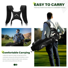 Load image into Gallery viewer, uniHimal Small Par 3 Golf Stand Bag - Lightweight for Pitch &amp; Putt Black
