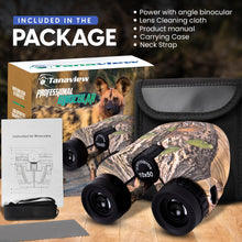 Load image into Gallery viewer, 10x50 Compact Binoculars for Adults - Long Distance View, High Powered Binoculars with Travel Case - Lightweight, Large Eyepiece, Water &amp; Fog Proof - Hunting, Bird Watching, Cruise
