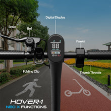 Load image into Gallery viewer, Foldable Electric Scooter with 300W Brushless Motor, 15 mph Max Speed, 8.5” Air-Filled Tires, 12 Mile Range - Commuter Scooter
