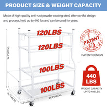 Load image into Gallery viewer, NBTORCH Yoga Mat Storage Rack for Dumbbells and Kettlebells,  (Hold Up to 440 Lbs)

