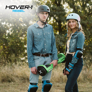 Rebel Electric Self Balancing Hoverboard for Kids with 6.5” Tires, Dual 110W Motors, 6 mph Max Speed, and 3 Miles Max Range