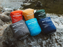 Load image into Gallery viewer, KAMMOK: Swiftlet Portable Stand &amp; Roo Double Pine Green Hammock Set
