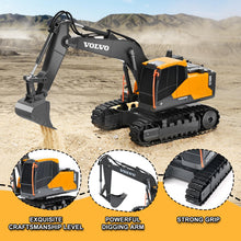 Load image into Gallery viewer, RC Excavator Remote Control Excavator Toy for Boys Full Function Construction Vehicles Toys with Shovel
