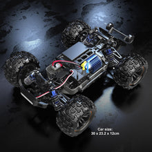 Load image into Gallery viewer, 1:16 Scale Ready to Run Fast Remote Control Car, High Speed Jump RC Monster Truck, Off Road RC Cars, 4WD All Terrain RTR RC Truck
