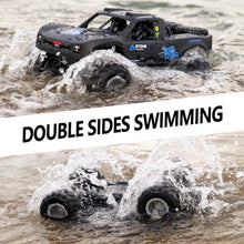Load image into Gallery viewer, Monster Truck Toys, 2.4G Amphibious Remote Control Car for Boys, 1:16 Scale All-Terrain Rc Car with Double-Sided Driving for Boys &amp; Adults-Blue

