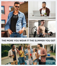 Load image into Gallery viewer, Nebility Mens Shapewear Fajas para Hombres Compression Shirt Men Body Shaper Tank Top Compression Undershirt Vest Sleeveless, Black - S
