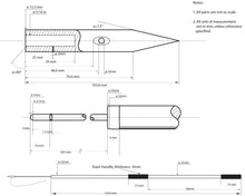 Load image into Gallery viewer, KUFA Sports Fishing Hand Gaff Landing Hook and Harpoon (Harpoon Detached Head Only)
