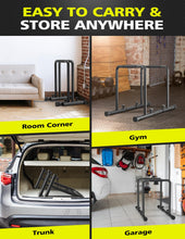 Load image into Gallery viewer, Dripex 1100lbs Adjustable Dip Bar - Black
