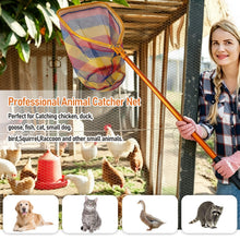 Load image into Gallery viewer, Extra Large Aluminum Fishing Net Long Handle (67-100in) with Fishing Pliers

