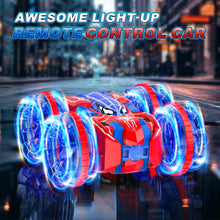 Load image into Gallery viewer, Waterproof Remote Control Car，4WD Amphibious 2.4 GHz RC Car Remote Control Boat，360°Rotation RC Stunt with LED Lights
