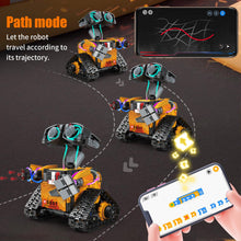 Load image into Gallery viewer, Robot Building Kit, App &amp; Remote Control Robot Toys for Kids, 5 in 1 High-Tech Remote Control Building Block Robot
