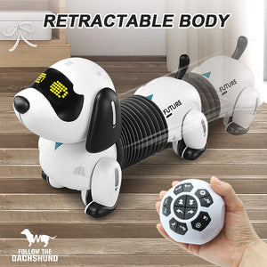 RC Robotic Interactive Intelligent Walking Dancing Doggy Programmable Electronic Pet Toy with Music