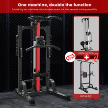Load image into Gallery viewer, Pull Up Bar Power Tower Dip Station - Black 01

