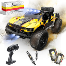 Load image into Gallery viewer, 1:10 Large Remote Control Truck with Lights, Fast Short Course RC Car, 48 km/h 4x4 Off-Road Hobby Grade Toy Monster Crawler
