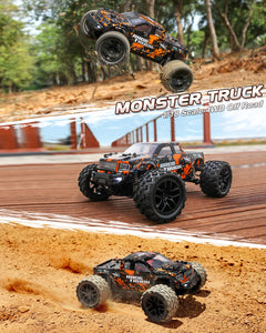 1:18 Scale RC Monster Truck 18859 36km/h Speed 4X4 Off Road Remote Control Truck, Waterproof Electric Powered RC Cars All Terrain