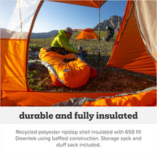 Load image into Gallery viewer, Big Agnes Torchlight EXP - Ultralight Sleeping Bag, 20 Degree, Small
