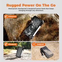 Load image into Gallery viewer, BLAVOR Solar Power Bank 20000mAh, Wireless Charger for Phones &amp; Apple Watch
