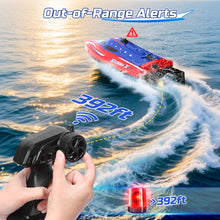 Load image into Gallery viewer, Full Proportional Remote Control Boat for Kids &amp; Adults, 20MPH+ High-Speed Waterproof RC Boat, 2 Battery(30 Mins), 2.4GHz

