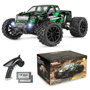 1:18 Scale All Terrain RC Car 18859, 36 KPH High Speed 4WD Electric Vehicle with 2.4 GHz Remote Control, 4X4 Waterproof Off-Road