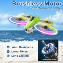 Load image into Gallery viewer, Dwi Dowellin Drone with 1080P Camera for Kids,8.5"Remote Control Quadcopter with Brushless Motor,RC Drones for Boys and Girls Gifts Toys 8-12
