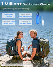 Load image into Gallery viewer, Waterdrop Gravity Water Filter Straw, Camping Water Filter, 0.1 Micron
