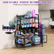 Load image into Gallery viewer, Dumbbell Rack,VOPEAK Weight Rack for Dumbbells Rack Stand only with Wheels
